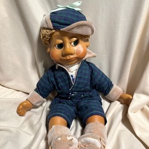 Vintage 1989 Naber Kids "Freddi" 18" Doll By Naber Gestalt Corp. Made In USA